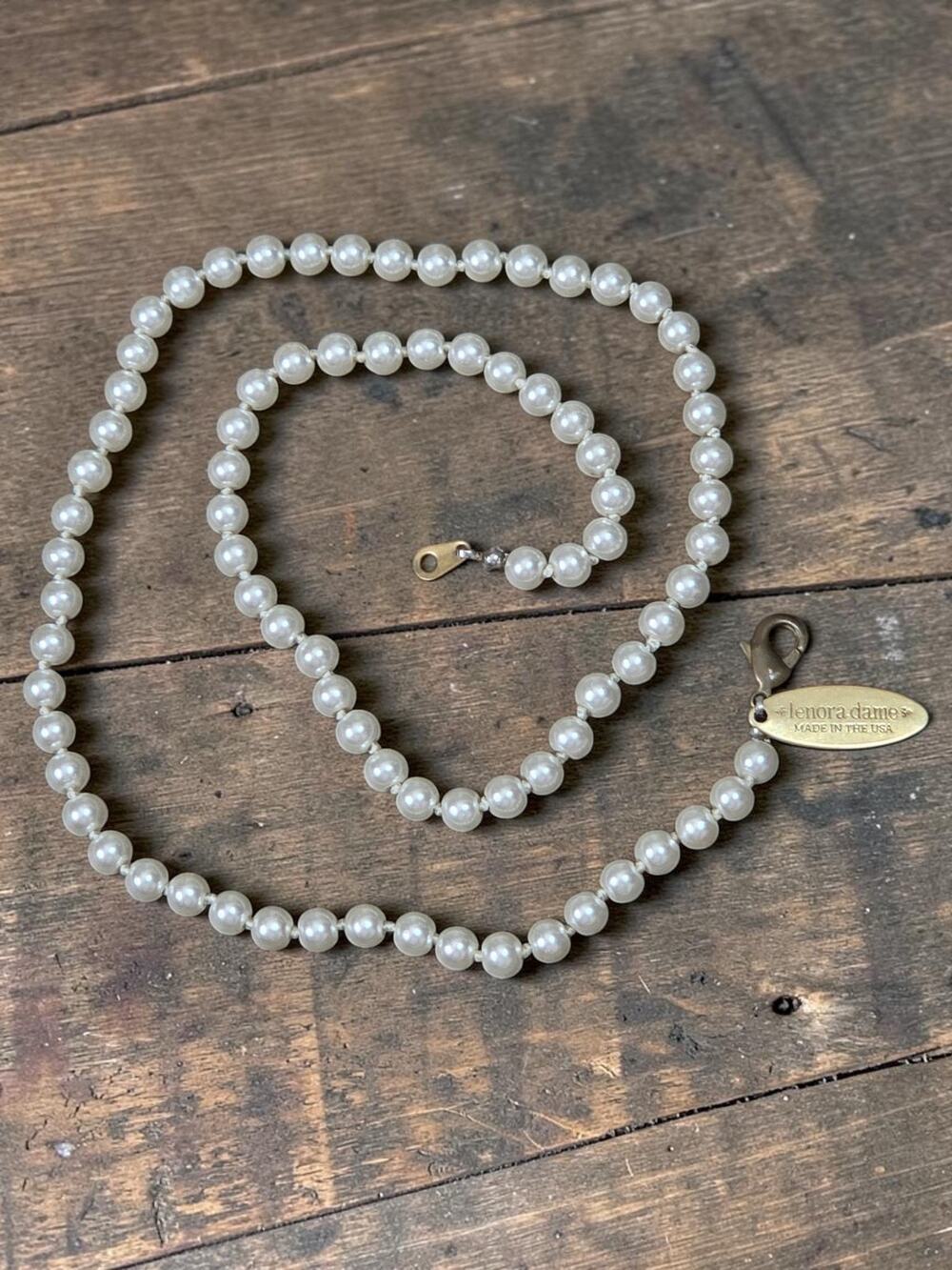 Lenora Dame 21" Pearl Necklace